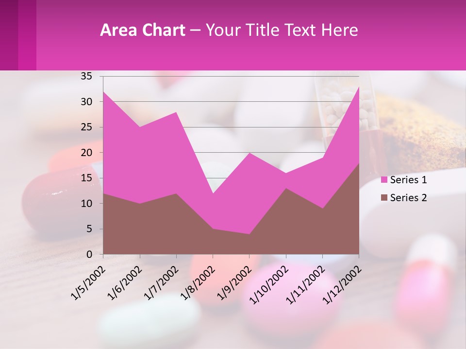 A Table Topped With Lots Of Pills And Tablets PowerPoint Template
