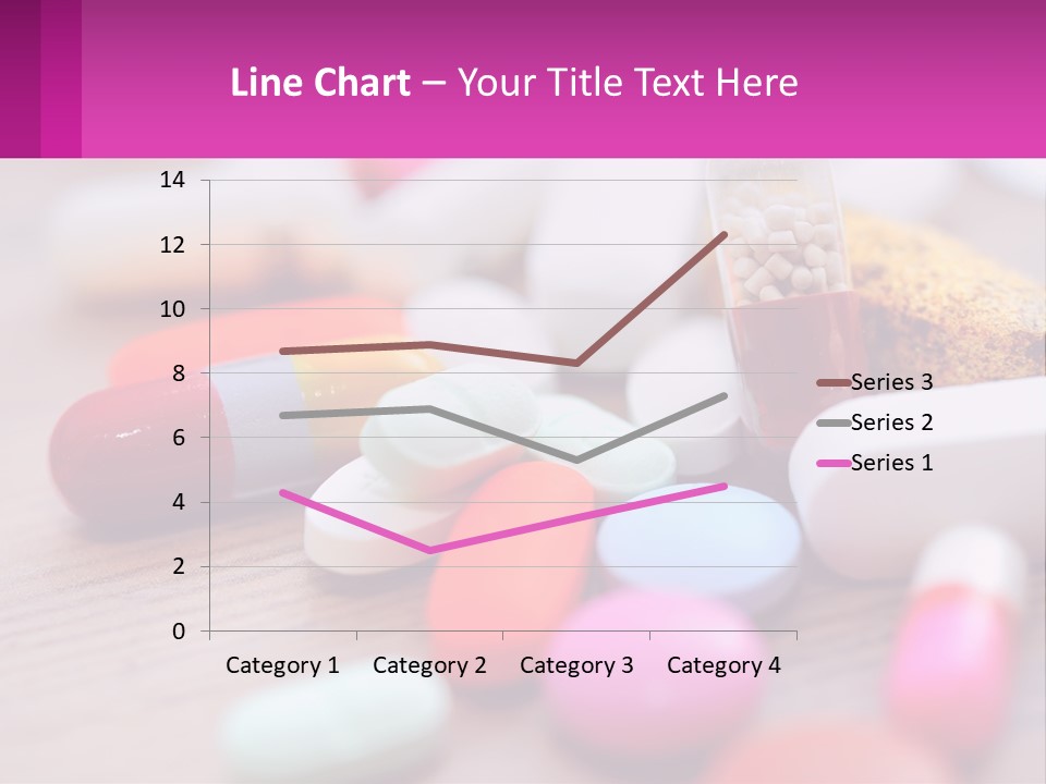 A Table Topped With Lots Of Pills And Tablets PowerPoint Template