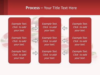 Candy Canes With Green And Red Stripes On A White Background PowerPoint Template