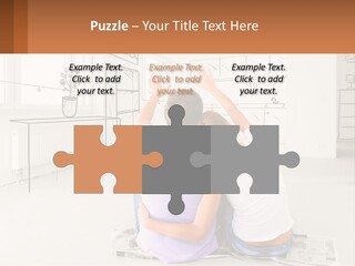 A Couple Sitting On The Floor In Front Of A Drawing PowerPoint Template