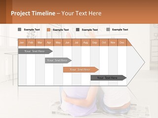 A Couple Sitting On The Floor In Front Of A Drawing PowerPoint Template