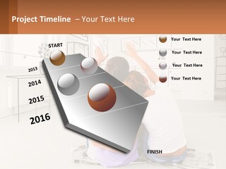 A Couple Sitting On The Floor In Front Of A Drawing PowerPoint Template