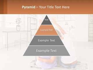 A Couple Sitting On The Floor In Front Of A Drawing PowerPoint Template