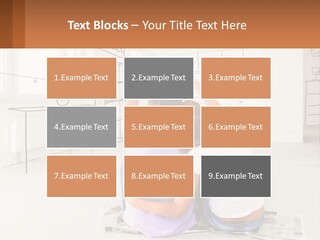 A Couple Sitting On The Floor In Front Of A Drawing PowerPoint Template