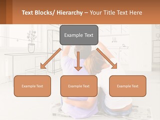 A Couple Sitting On The Floor In Front Of A Drawing PowerPoint Template