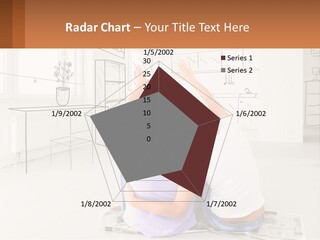 A Couple Sitting On The Floor In Front Of A Drawing PowerPoint Template