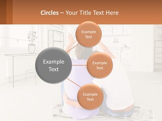 A Couple Sitting On The Floor In Front Of A Drawing PowerPoint Template