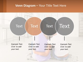 A Couple Sitting On The Floor In Front Of A Drawing PowerPoint Template