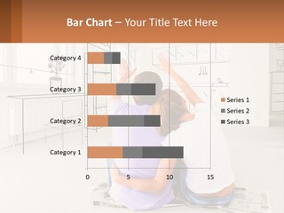 A Couple Sitting On The Floor In Front Of A Drawing PowerPoint Template