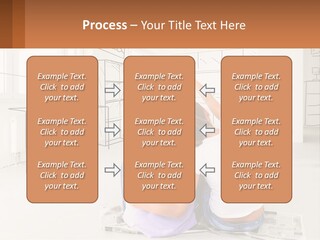 A Couple Sitting On The Floor In Front Of A Drawing PowerPoint Template