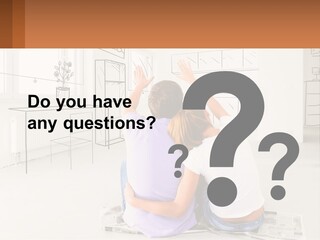 A Couple Sitting On The Floor In Front Of A Drawing PowerPoint Template