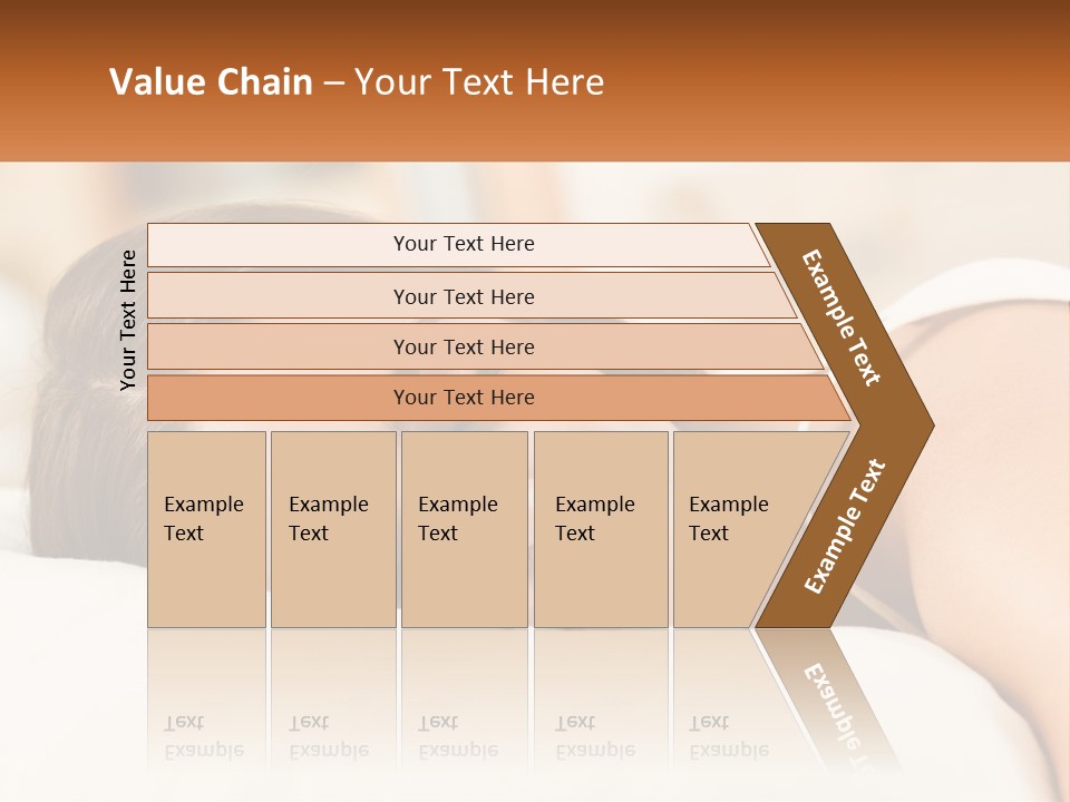 A Woman Sleeping On A Bed With Her Eyes Closed PowerPoint Template