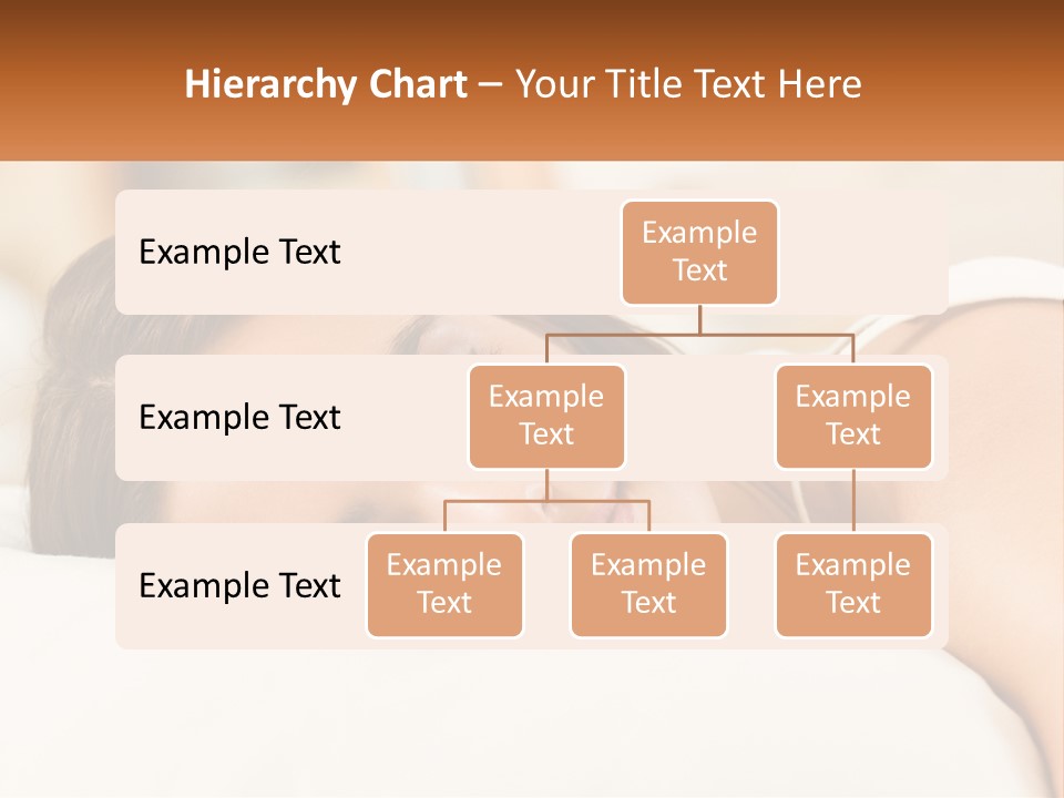 A Woman Sleeping On A Bed With Her Eyes Closed PowerPoint Template