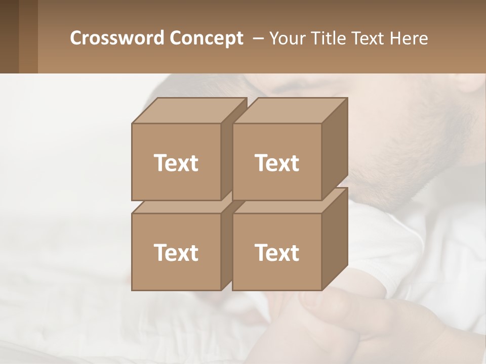 A Man Holding A Baby In His Arms PowerPoint Template