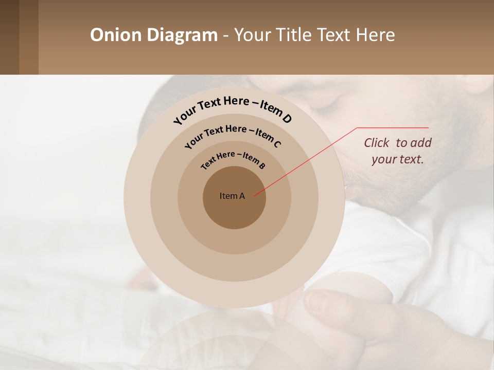 A Man Holding A Baby In His Arms PowerPoint Template