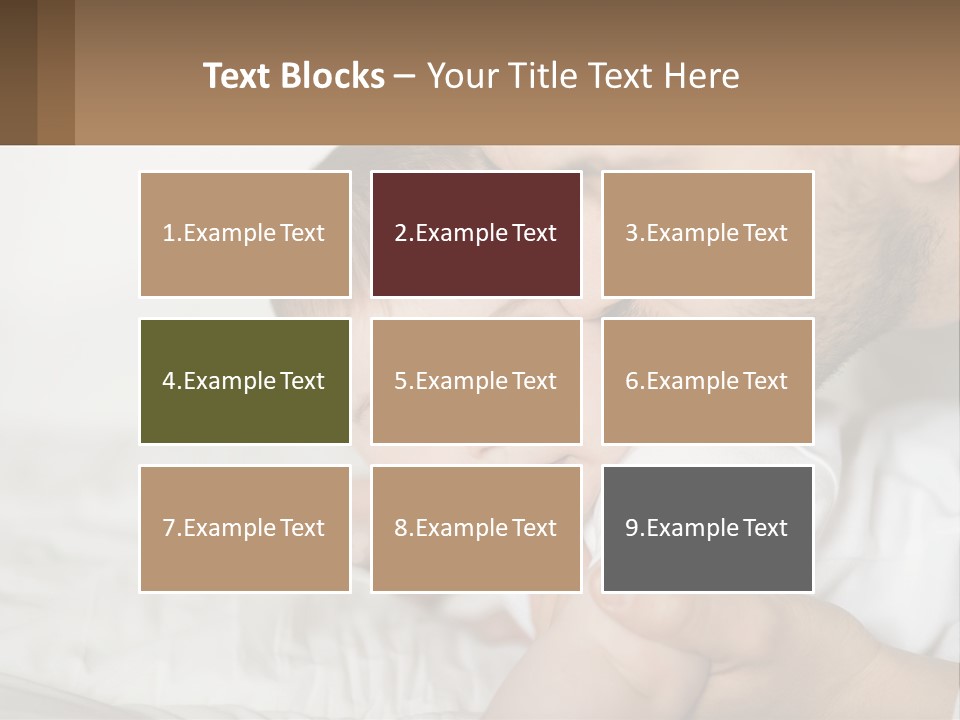 A Man Holding A Baby In His Arms PowerPoint Template