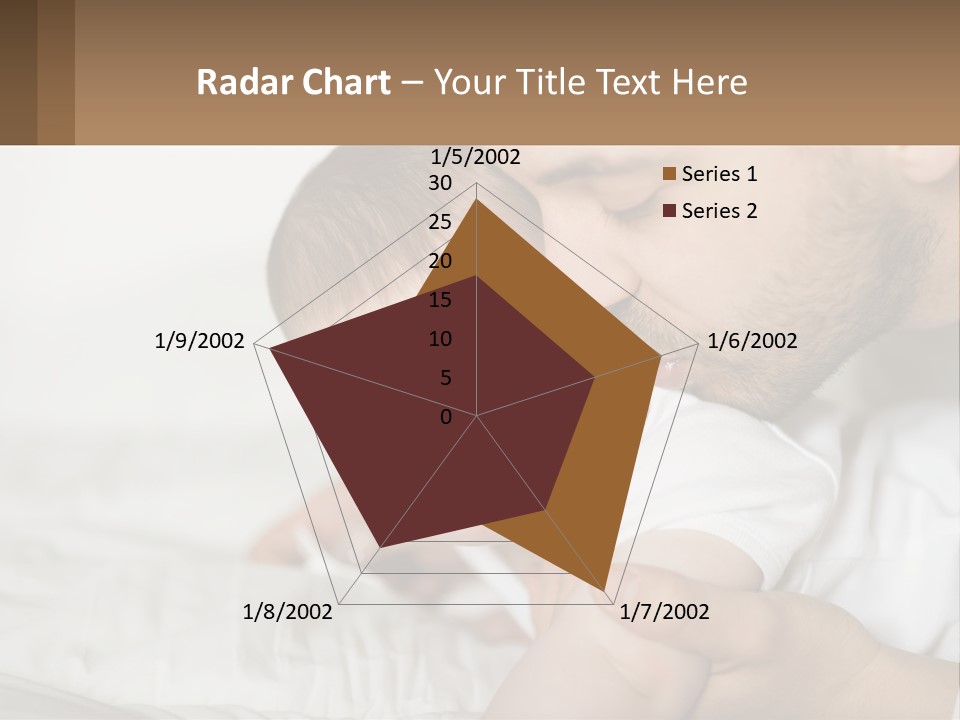A Man Holding A Baby In His Arms PowerPoint Template
