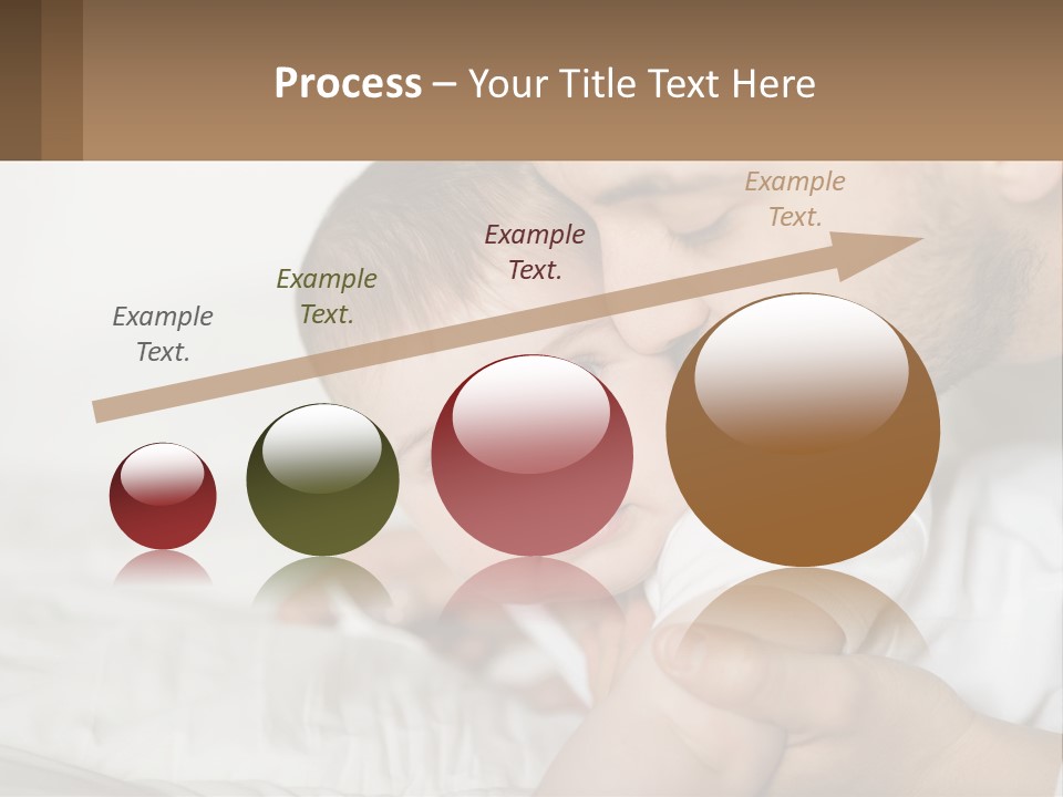 A Man Holding A Baby In His Arms PowerPoint Template