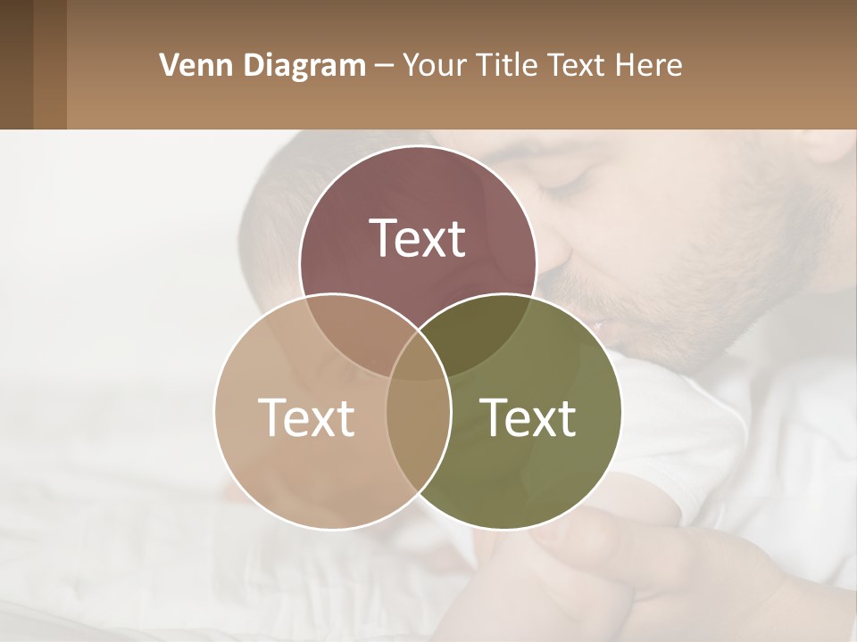 A Man Holding A Baby In His Arms PowerPoint Template