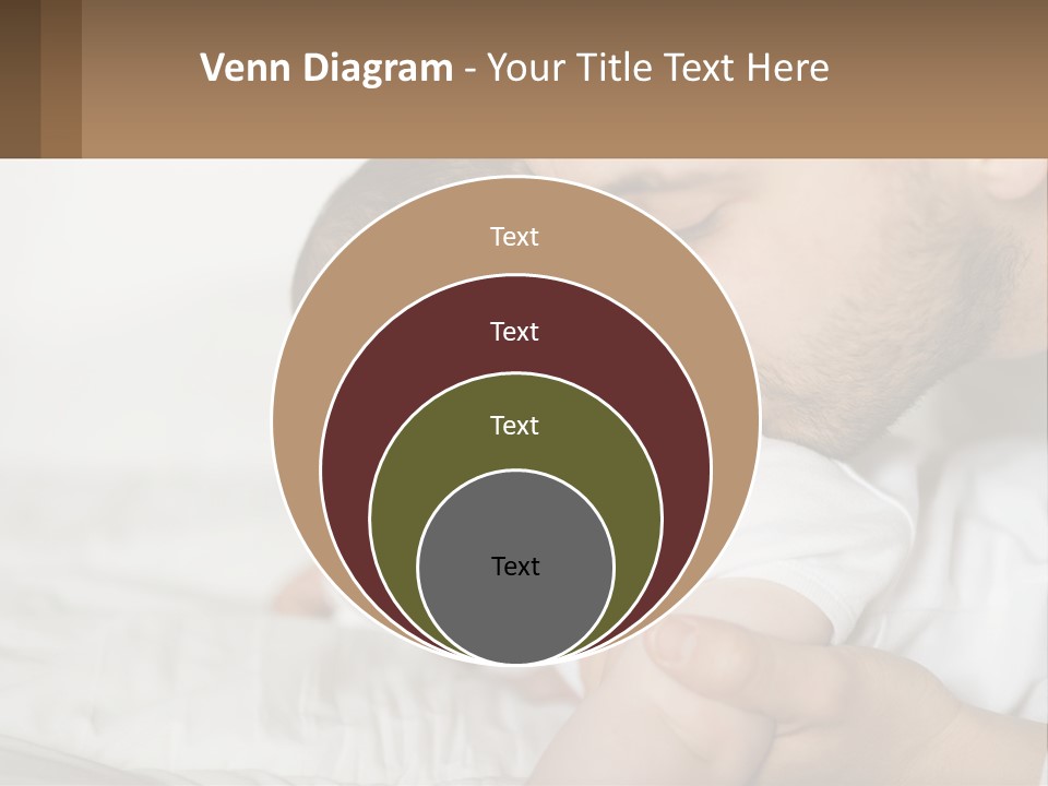 A Man Holding A Baby In His Arms PowerPoint Template