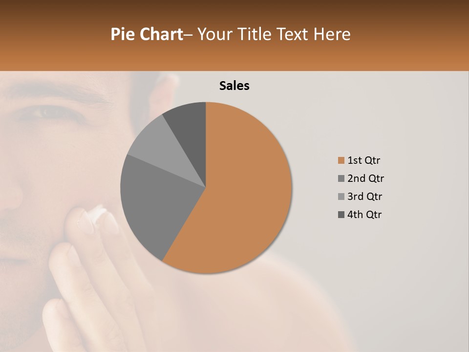A Man Holding His Hand To His Face PowerPoint Template