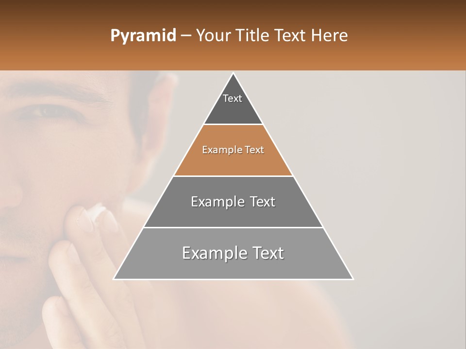 A Man Holding His Hand To His Face PowerPoint Template