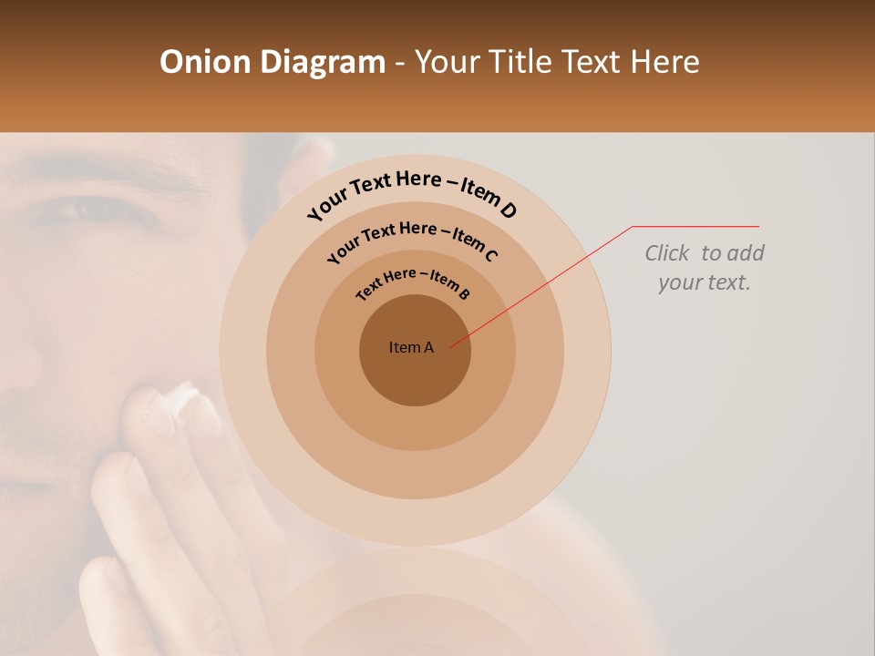 A Man Holding His Hand To His Face PowerPoint Template