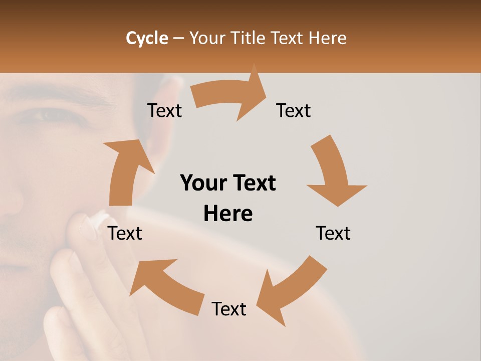 A Man Holding His Hand To His Face PowerPoint Template