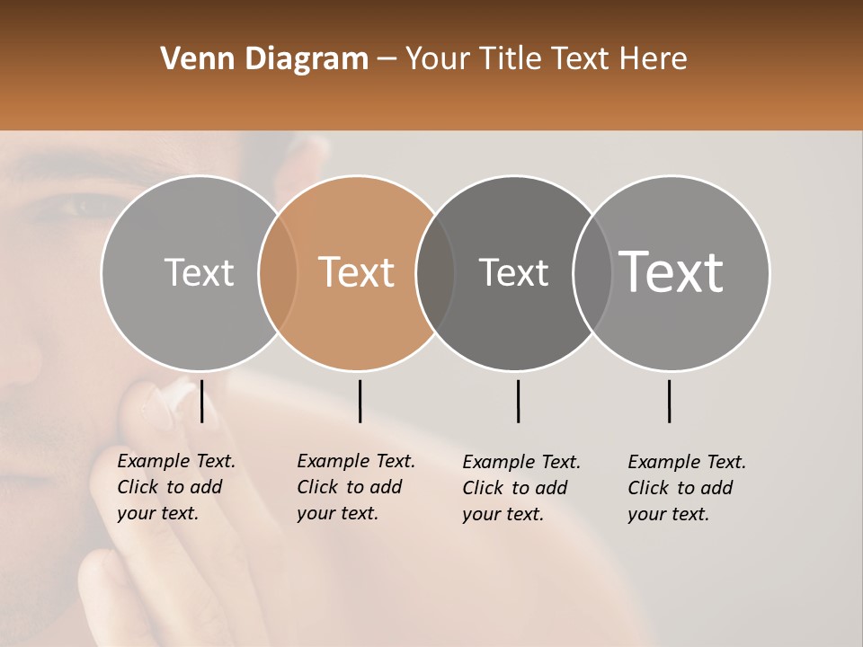 A Man Holding His Hand To His Face PowerPoint Template