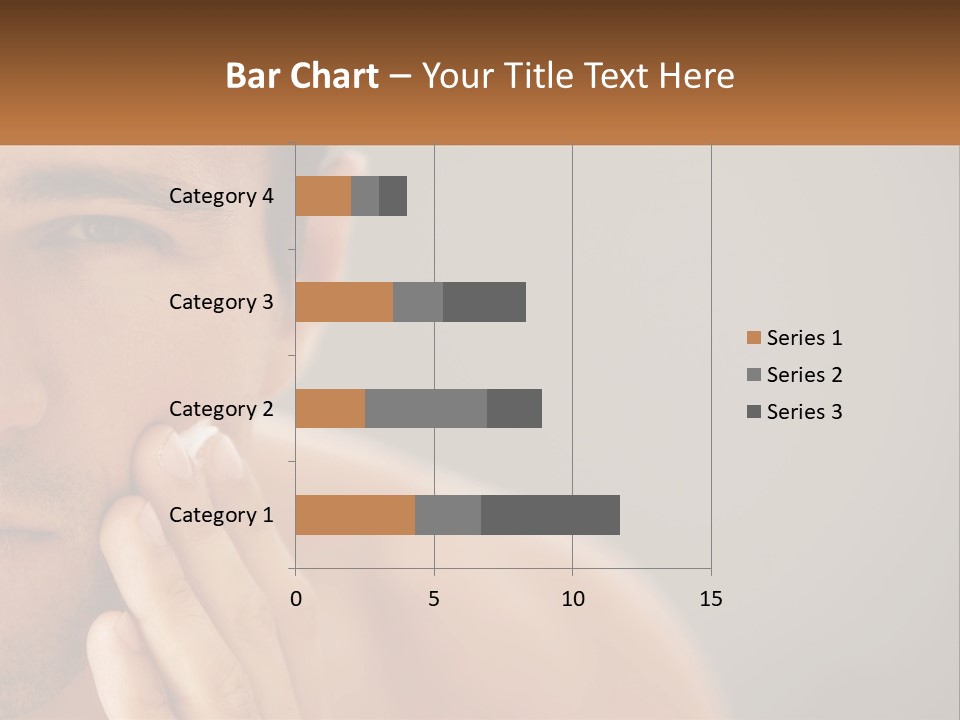 A Man Holding His Hand To His Face PowerPoint Template