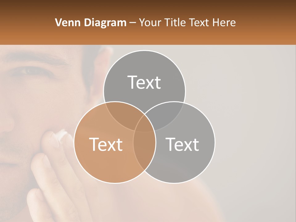 A Man Holding His Hand To His Face PowerPoint Template