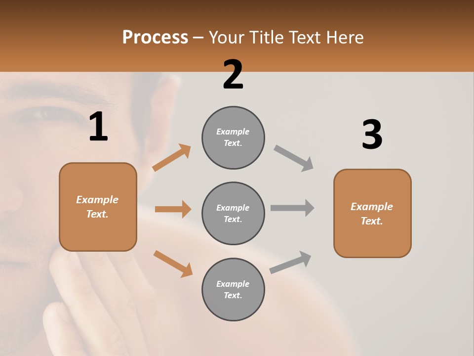 A Man Holding His Hand To His Face PowerPoint Template