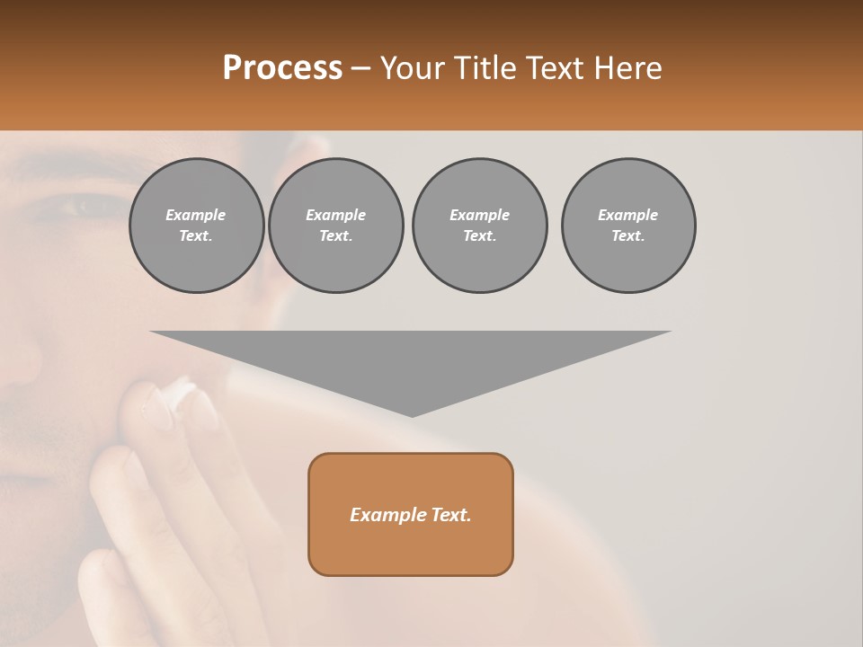 A Man Holding His Hand To His Face PowerPoint Template