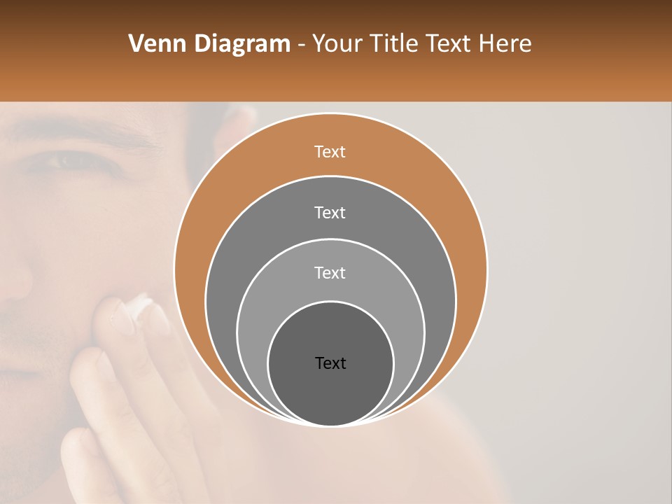 A Man Holding His Hand To His Face PowerPoint Template