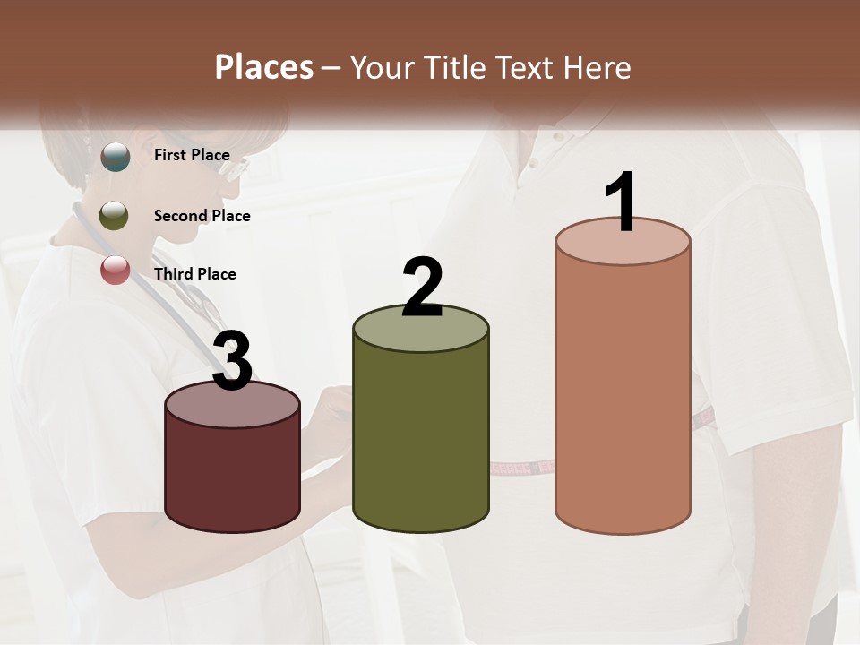 A Nurse And A Patient Looking At Something On A Clipboard PowerPoint Template