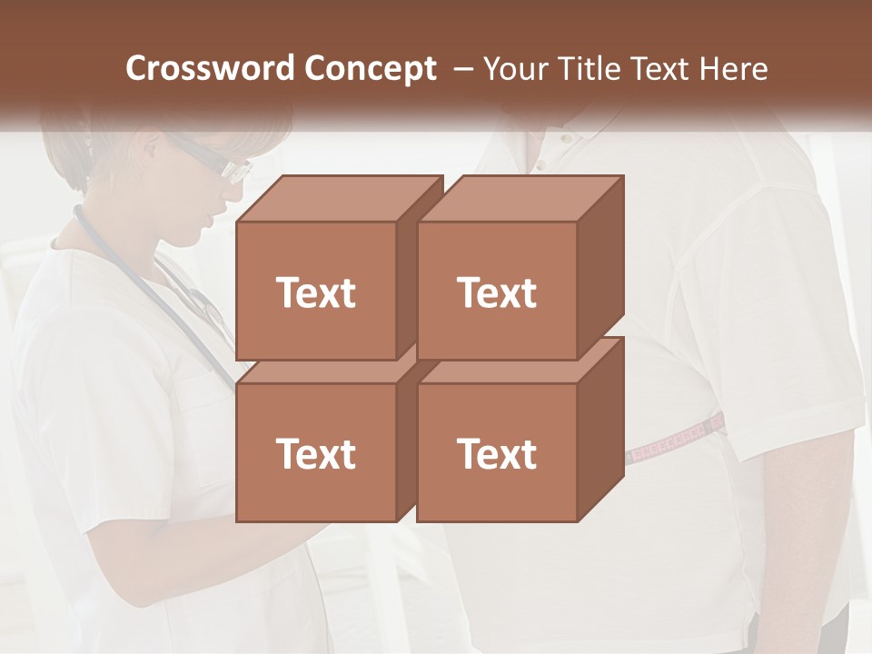 A Nurse And A Patient Looking At Something On A Clipboard PowerPoint Template