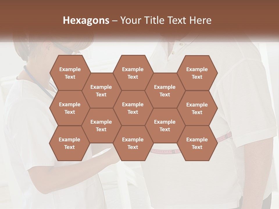 A Nurse And A Patient Looking At Something On A Clipboard PowerPoint Template