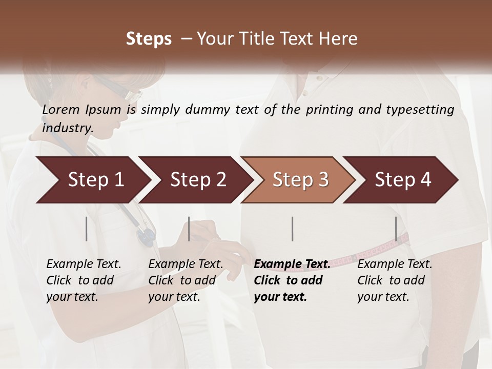 A Nurse And A Patient Looking At Something On A Clipboard PowerPoint Template