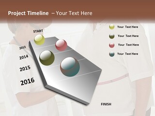A Nurse And A Patient Looking At Something On A Clipboard PowerPoint Template