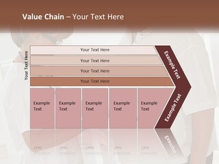 A Nurse And A Patient Looking At Something On A Clipboard PowerPoint Template