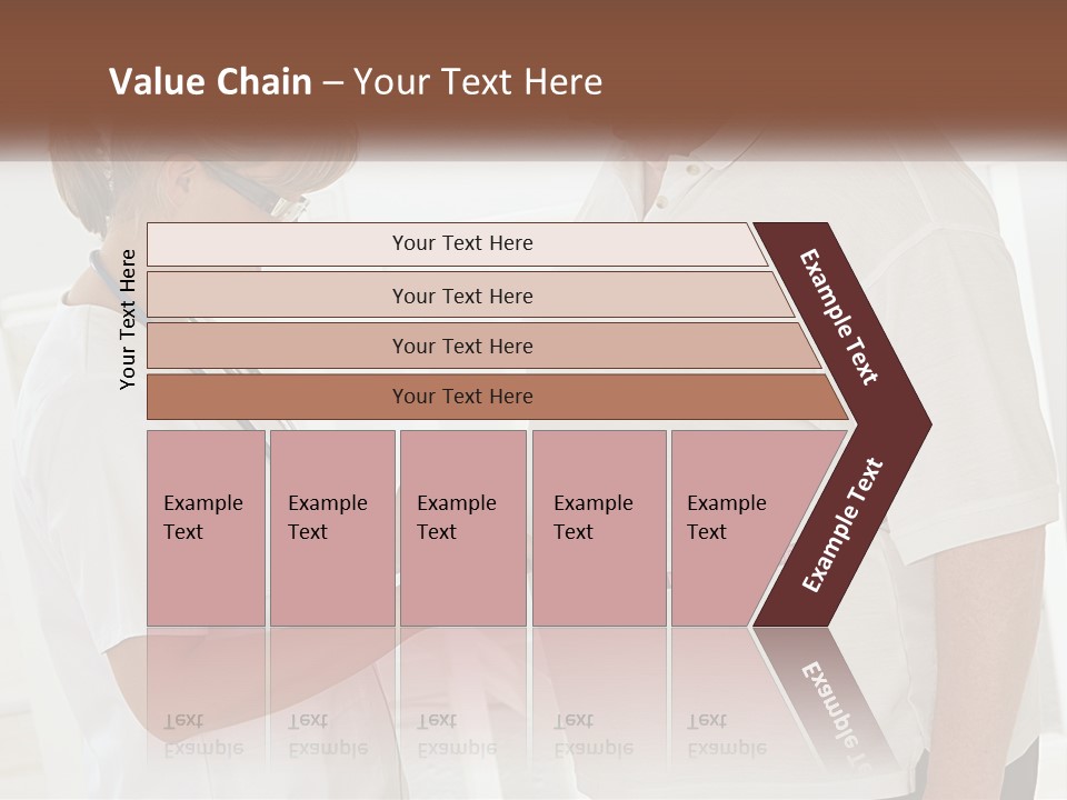A Nurse And A Patient Looking At Something On A Clipboard PowerPoint Template