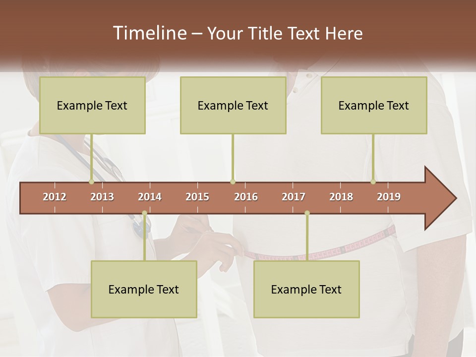 A Nurse And A Patient Looking At Something On A Clipboard PowerPoint Template