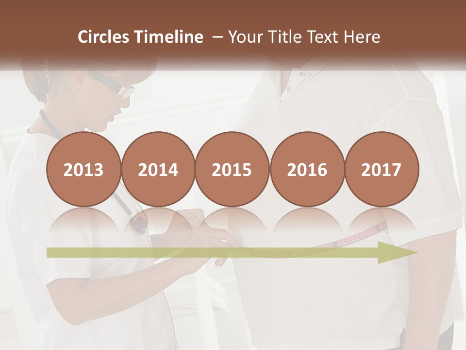 A Nurse And A Patient Looking At Something On A Clipboard PowerPoint Template