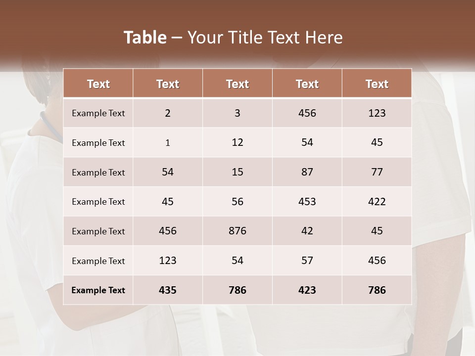 A Nurse And A Patient Looking At Something On A Clipboard PowerPoint Template