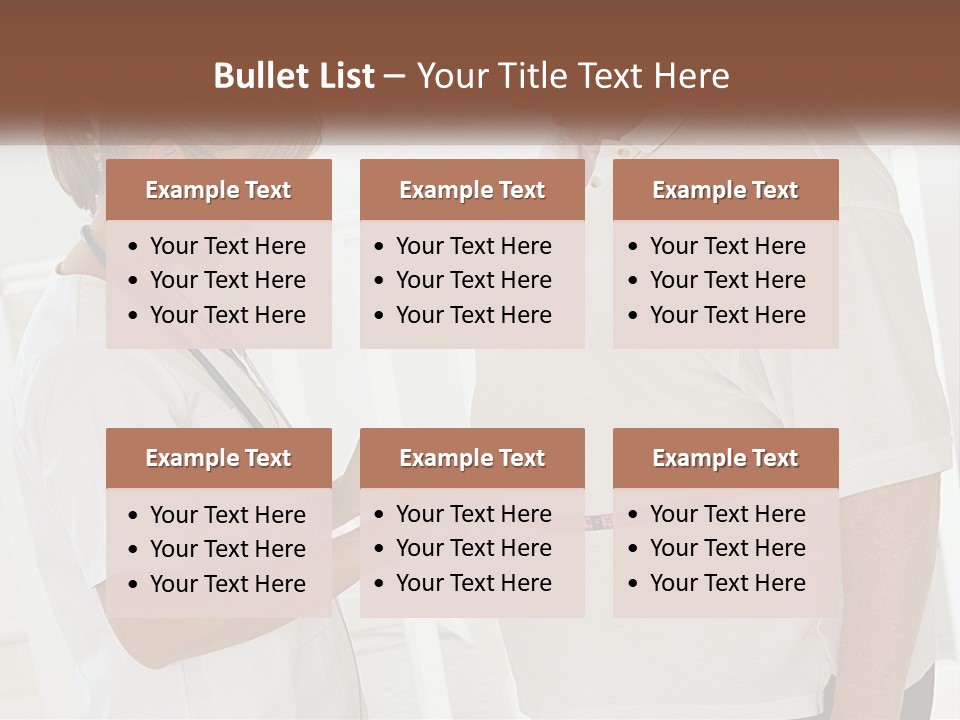 A Nurse And A Patient Looking At Something On A Clipboard PowerPoint Template