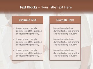 A Nurse And A Patient Looking At Something On A Clipboard PowerPoint Template
