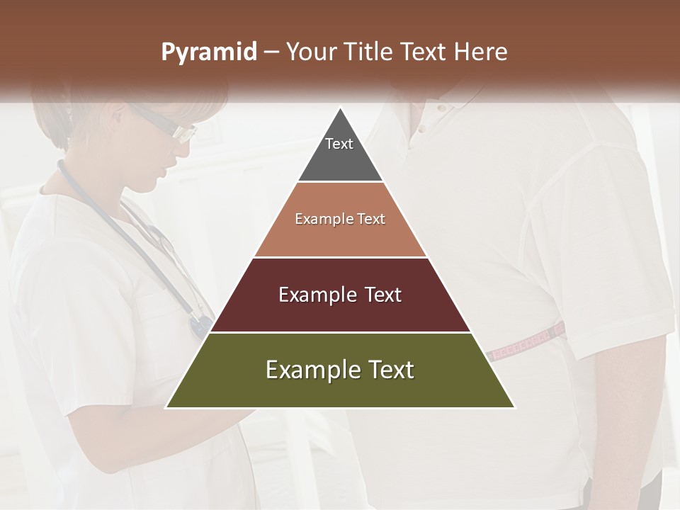 A Nurse And A Patient Looking At Something On A Clipboard PowerPoint Template