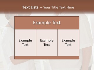 A Nurse And A Patient Looking At Something On A Clipboard PowerPoint Template