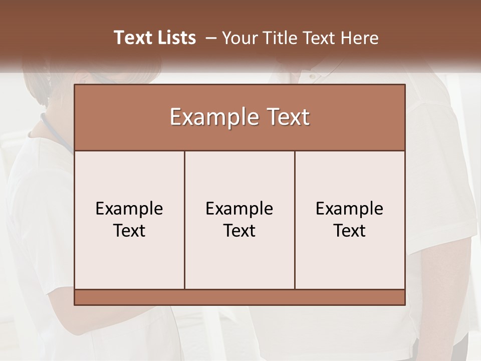 A Nurse And A Patient Looking At Something On A Clipboard PowerPoint Template