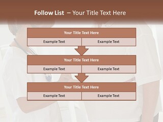 A Nurse And A Patient Looking At Something On A Clipboard PowerPoint Template
